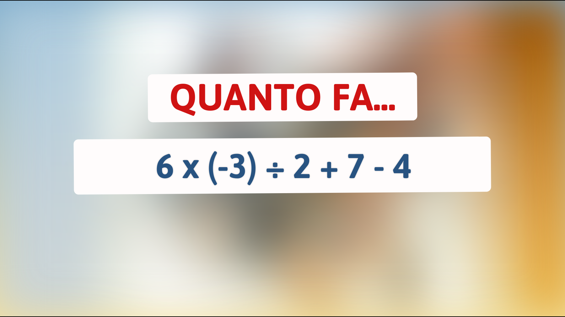 Scopri se sei veramente un genio: capire il trucco matematico che solo pochi possono risolvere!"